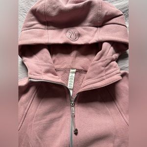 Lululemon scuba full zip hoodie (mauve color)